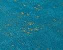 Kék-arany struktúrált koptatott hatású vlies dekor tapéta