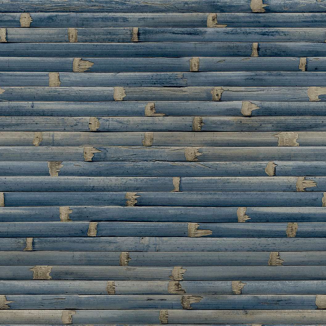 Kék bambusz minntás vlies design tapéta