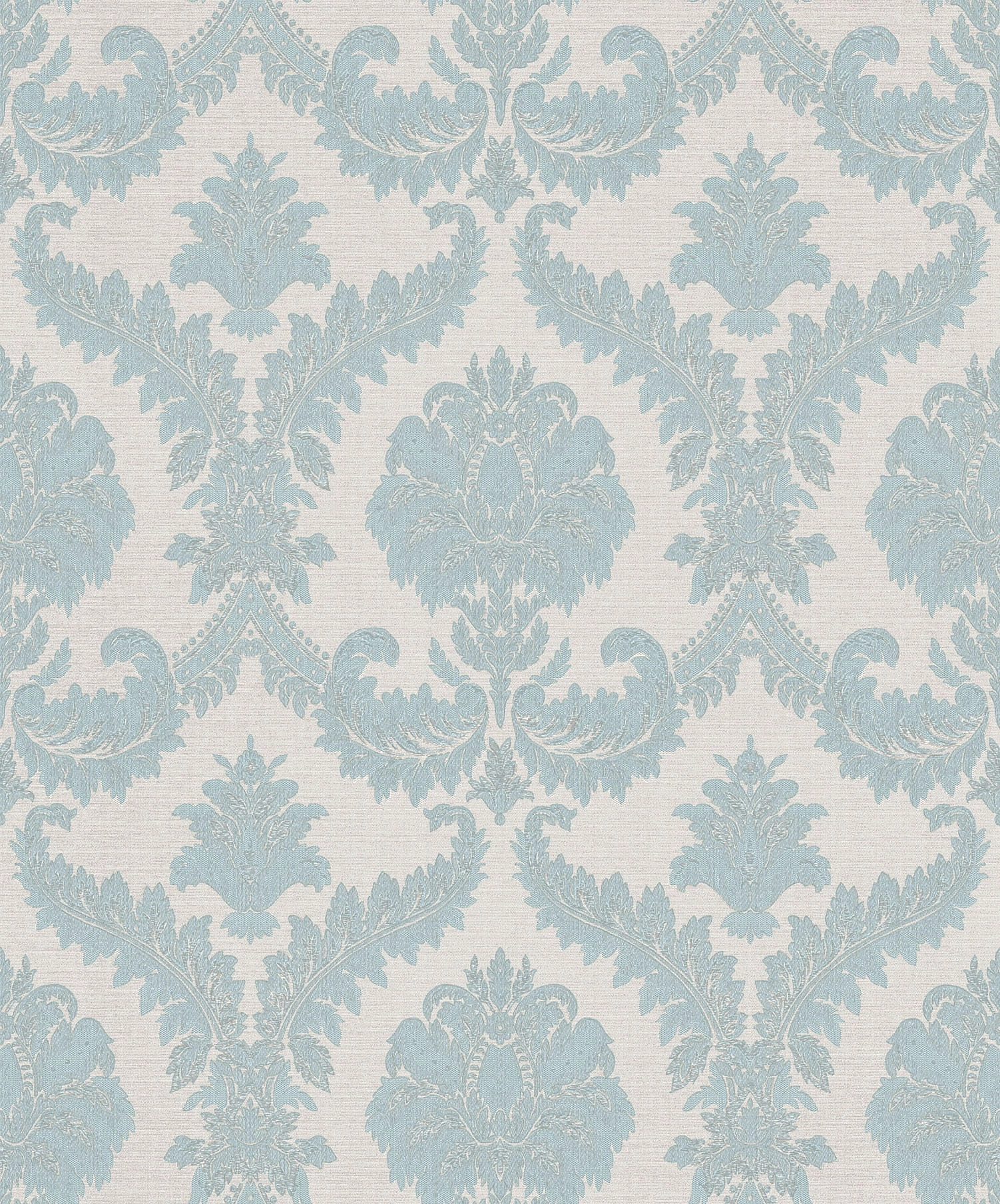 Kék barokk mintás olasz design tapéta mosható