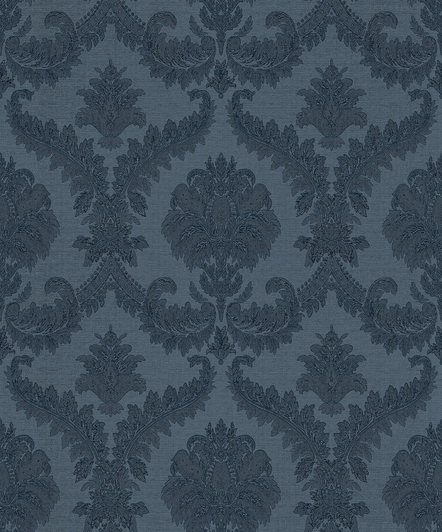 Kék barokk mintás vlies olasz design tapéta