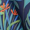 Kék élénk színű modern botanikus design tapéta