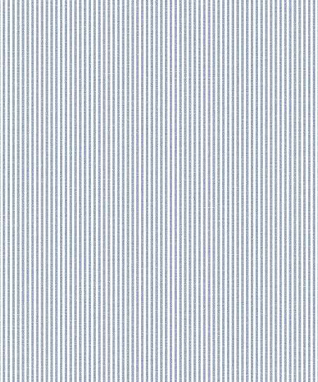 Kék fehér csíkos mintás mosható gyerektapéta textil struktúrával