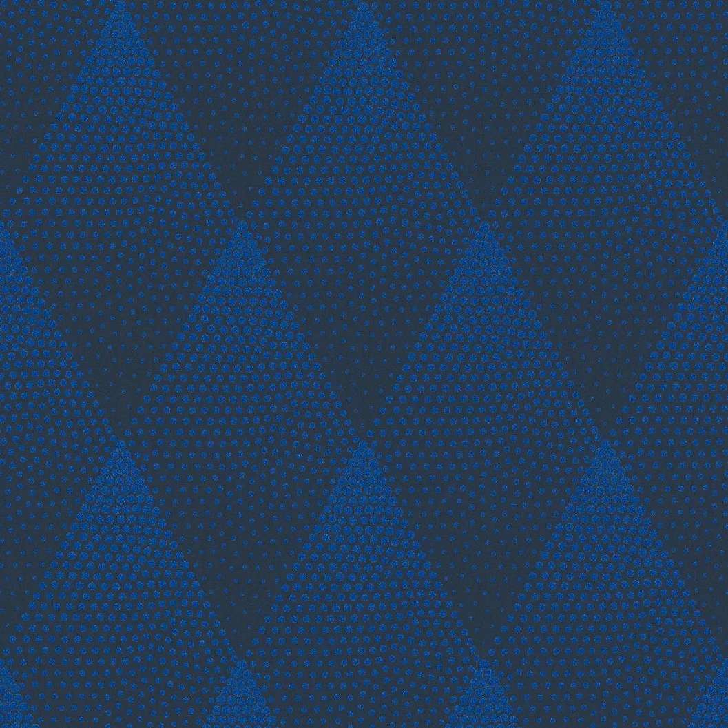 Kék fekete modern háromszög geometrikus mintás vlies tapéta