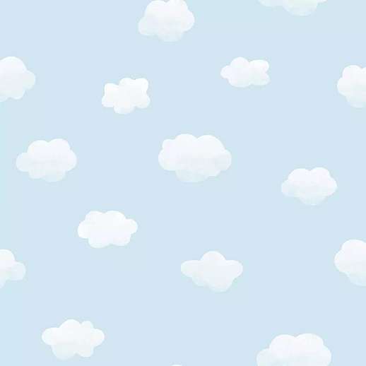 Kék felhő mintás tapéta