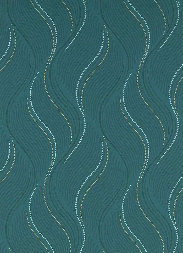 Kék hullám mintás vlies design tapéta