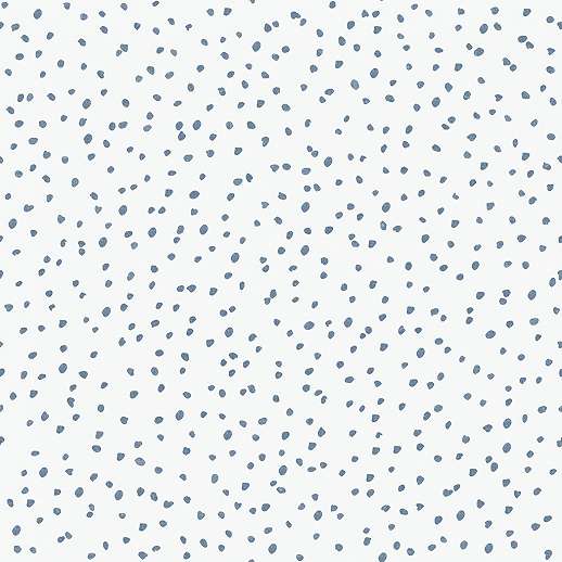Kék konfetti pöttyös mintás gyerek dekor tapéta