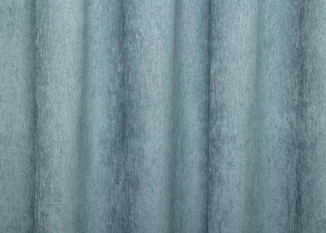 Kék koptatott egyszínű design black out függöny textil