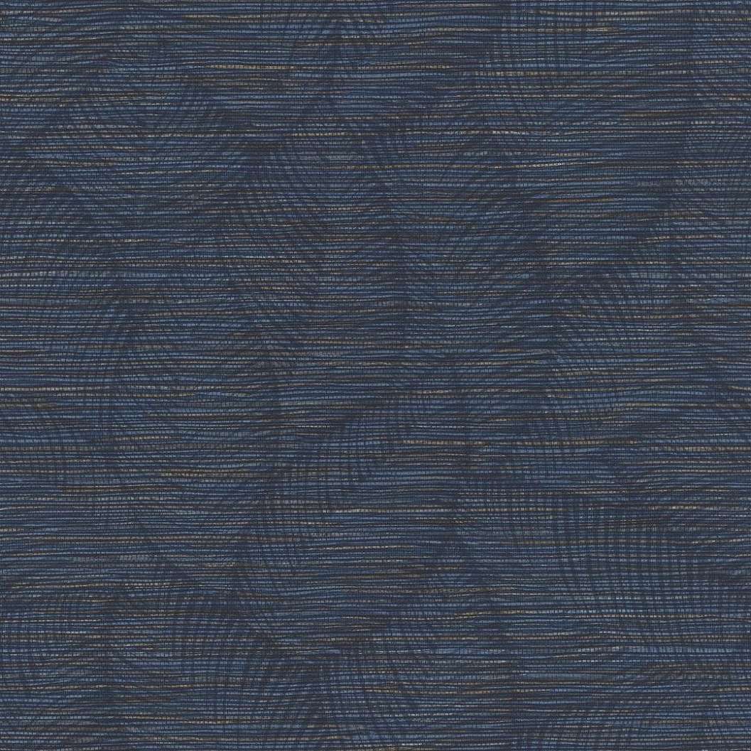 Kék levélmintás dekor tapéta anyagában mintás levelekkel