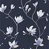 Kék magnólia virágmintás casadeco dekor tapéta