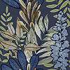 Kék modern botanikus mintás vlies design tapéta
