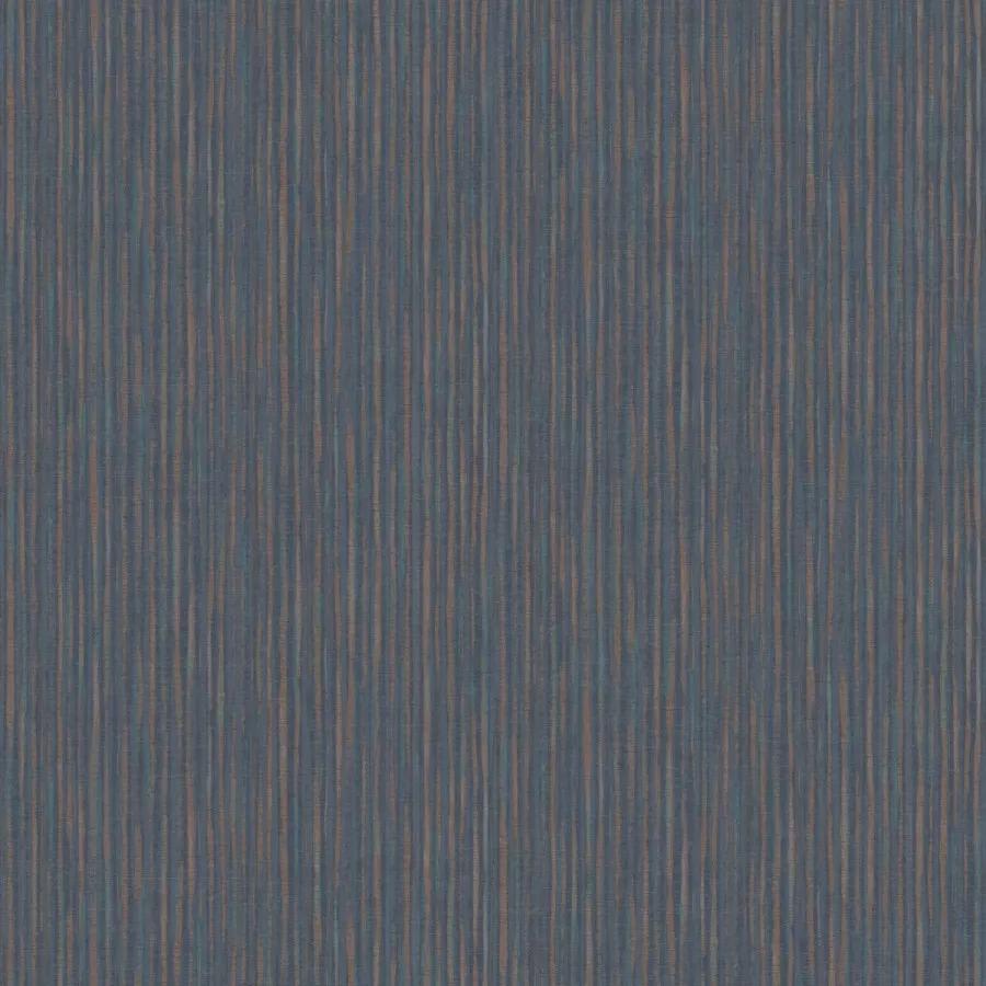 Kék modern tapéta csíkos mintával