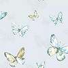 Kék pillangó mintás tapéta