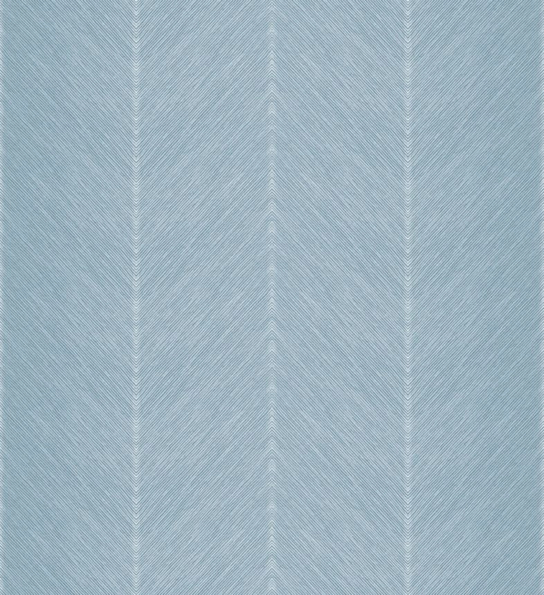 Kék shevron csíkos mintás gyerek design tapéta