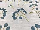 Kék skandináv stílusú virágmintás vlies vinyl mosható felületű tapéta