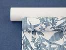Kék textil hatású vlies design tapéta