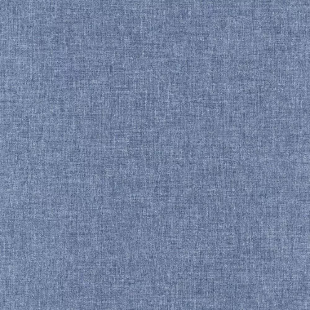 Kék textil szőtt hatású egyszínű vlies tapéta