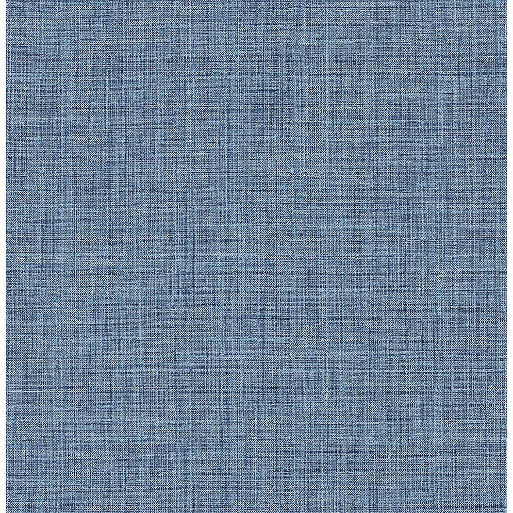 Kék textilhatású vlies dekor tapéta