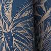 Kék trópusi pálmafa mintás vlies design tapéta
