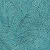 Kék türkiz modern tropusi pálmalevél mintás vlies vinyl mosható dekor tapéta