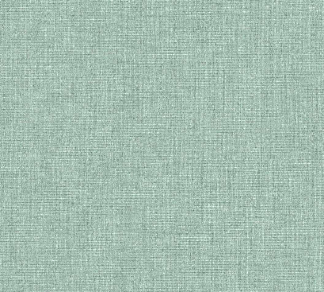 Kékeszöld tapéta textilhatású mintával vinyl