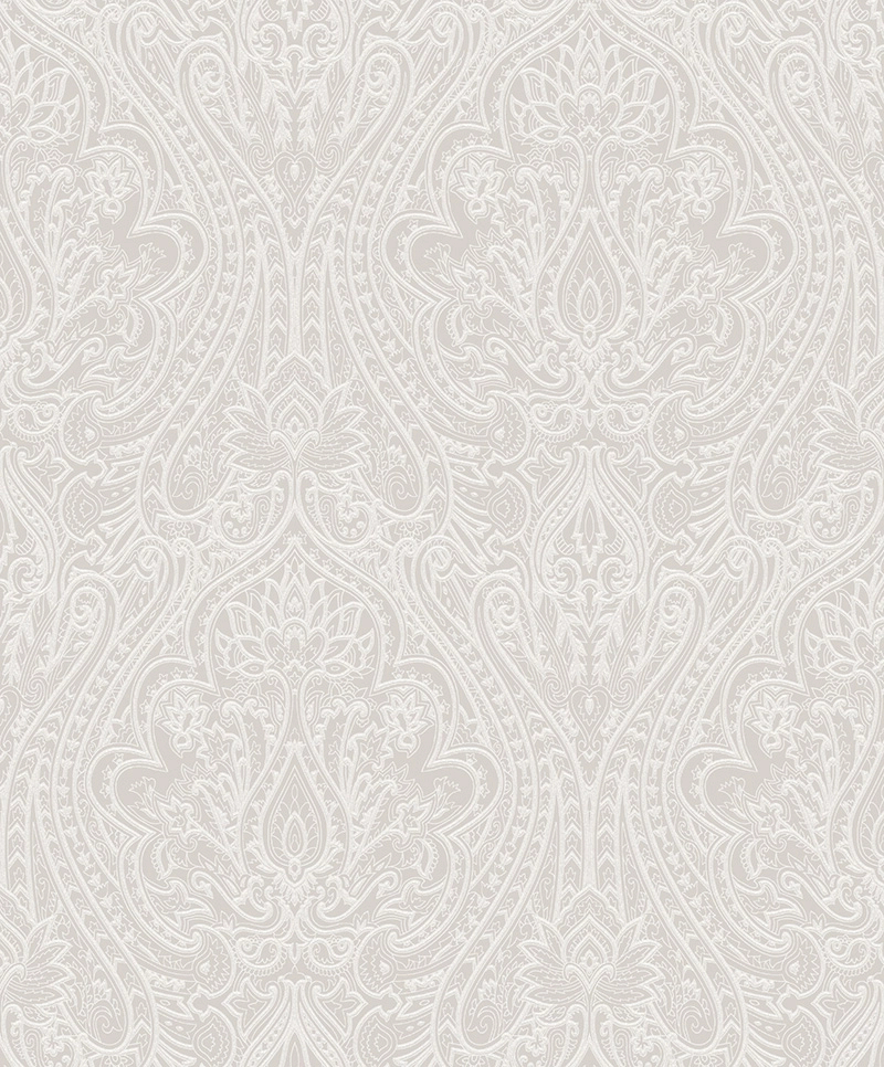 Khroma design tapéta halványszürke damaszk mintával