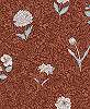 Khroma design tapéta piros színben dália virág mintával