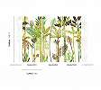 Khroma luxus fali poszter pálmafás mintával struktúrált felülettel