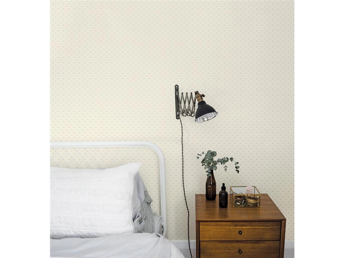 Klasszikus apró geometria mintás design tapéta kék szürke színben