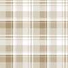 Klasszikus barna skótkockás mintás olasz vinyl tapéta