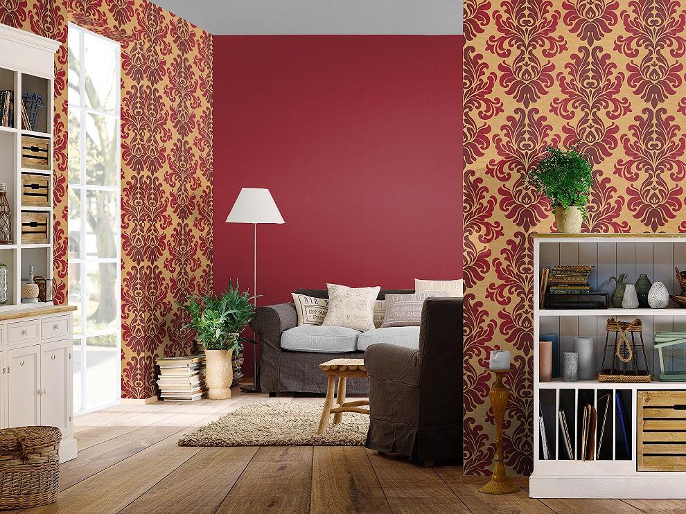 Klasszikus barokk nemes díszítésű tapéta