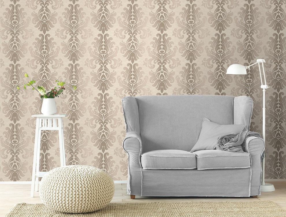 Klasszikus barokk nemes díszítésű tapéta