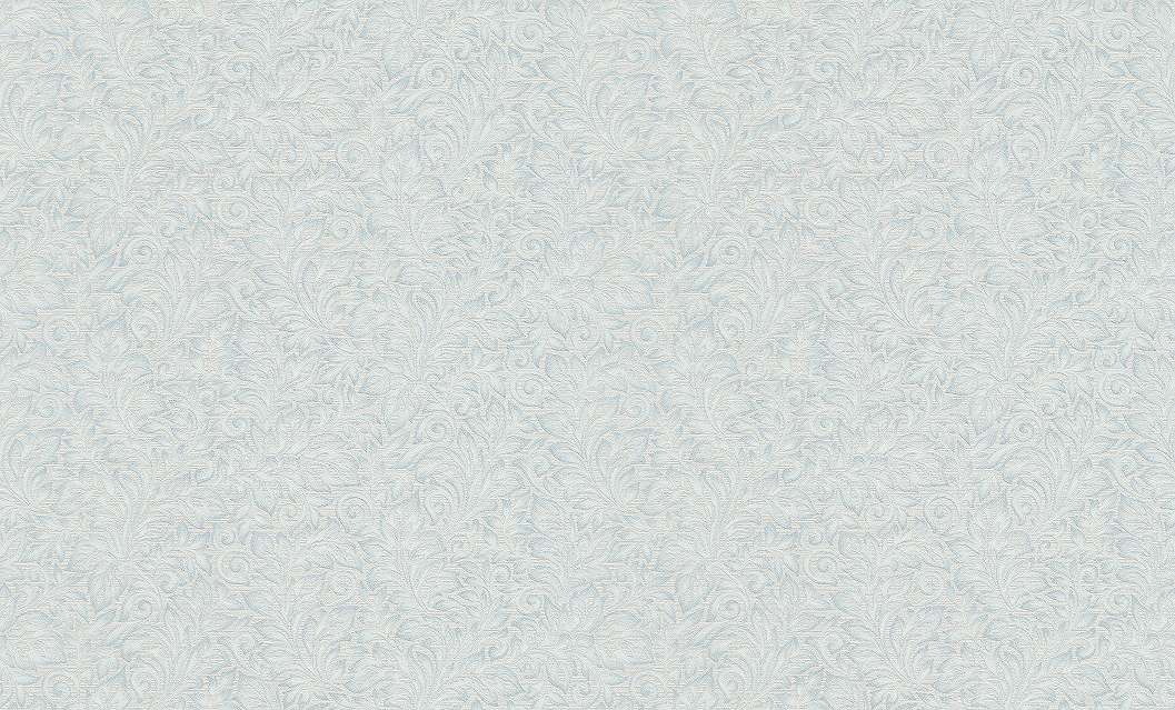 Klasszikus halvány kék színű mintás tapéta