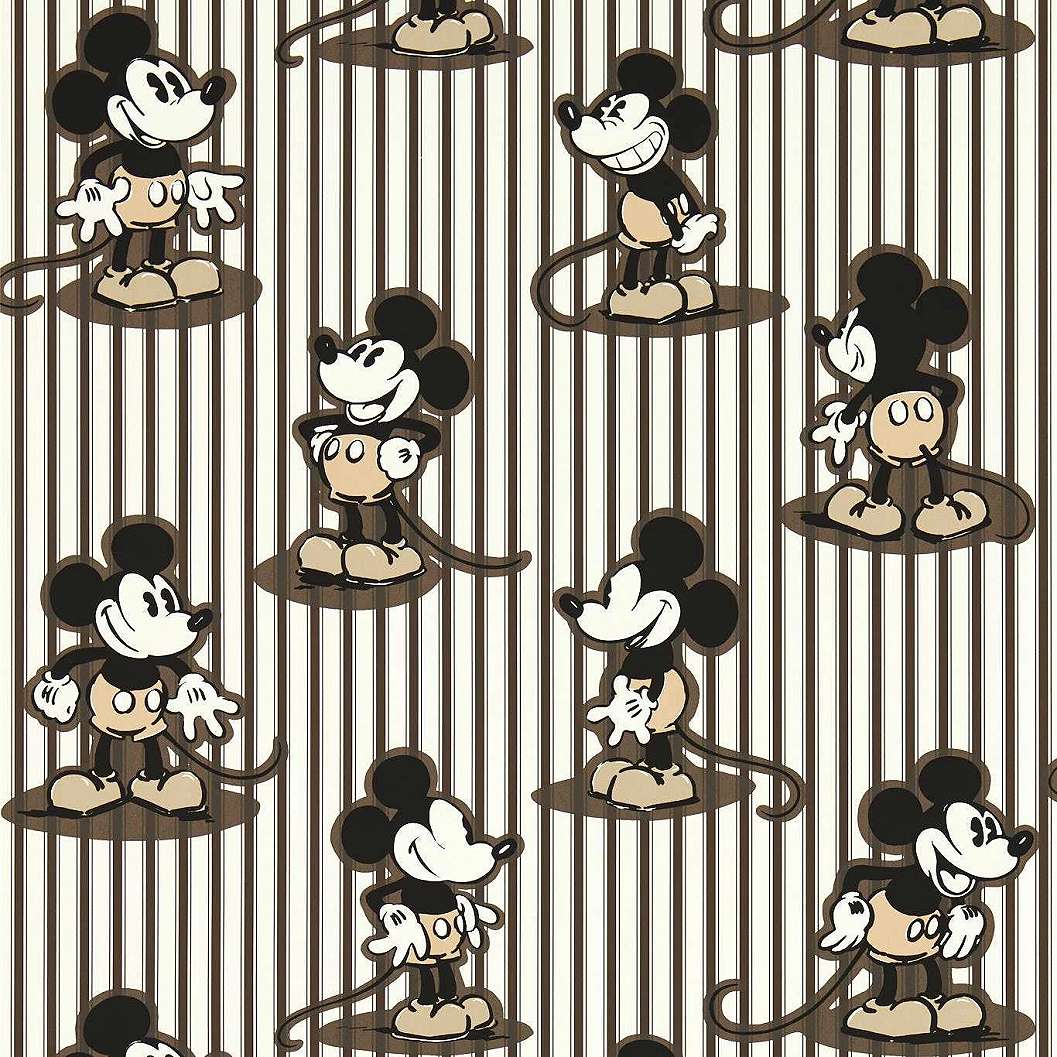 Klasszikus Mickey egér mintás Sanderson design tapéta