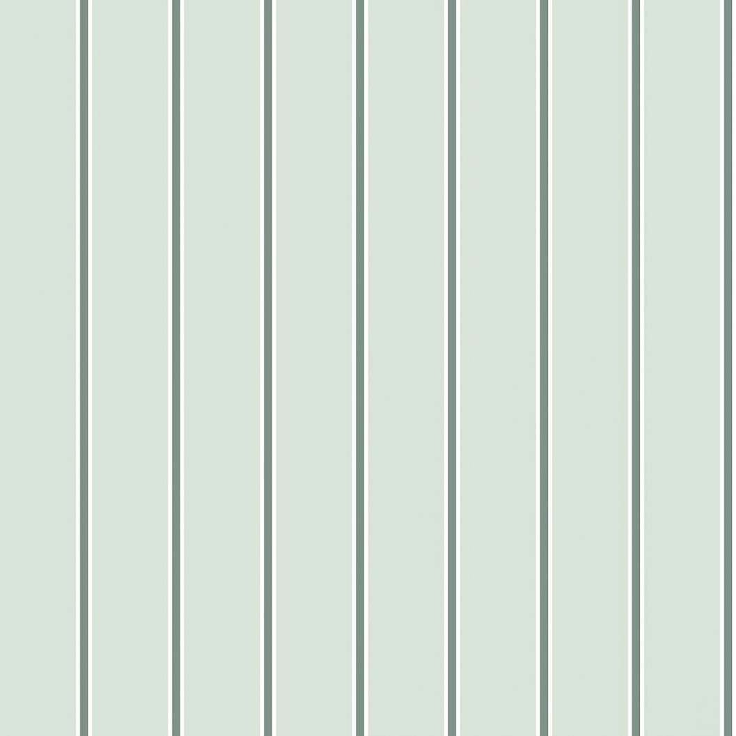 Klasszikus zöld csíkos mintás olasz vinyl tapéta