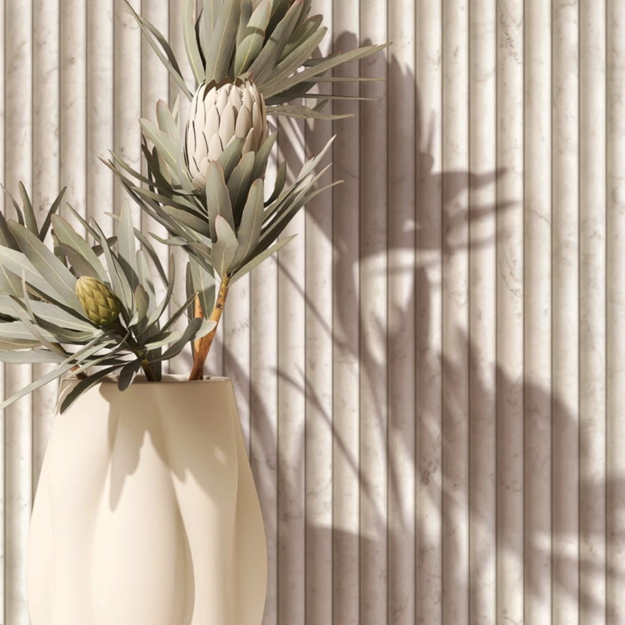 Kőhatású lambéria mintás beiges színű elegáns design tapéta