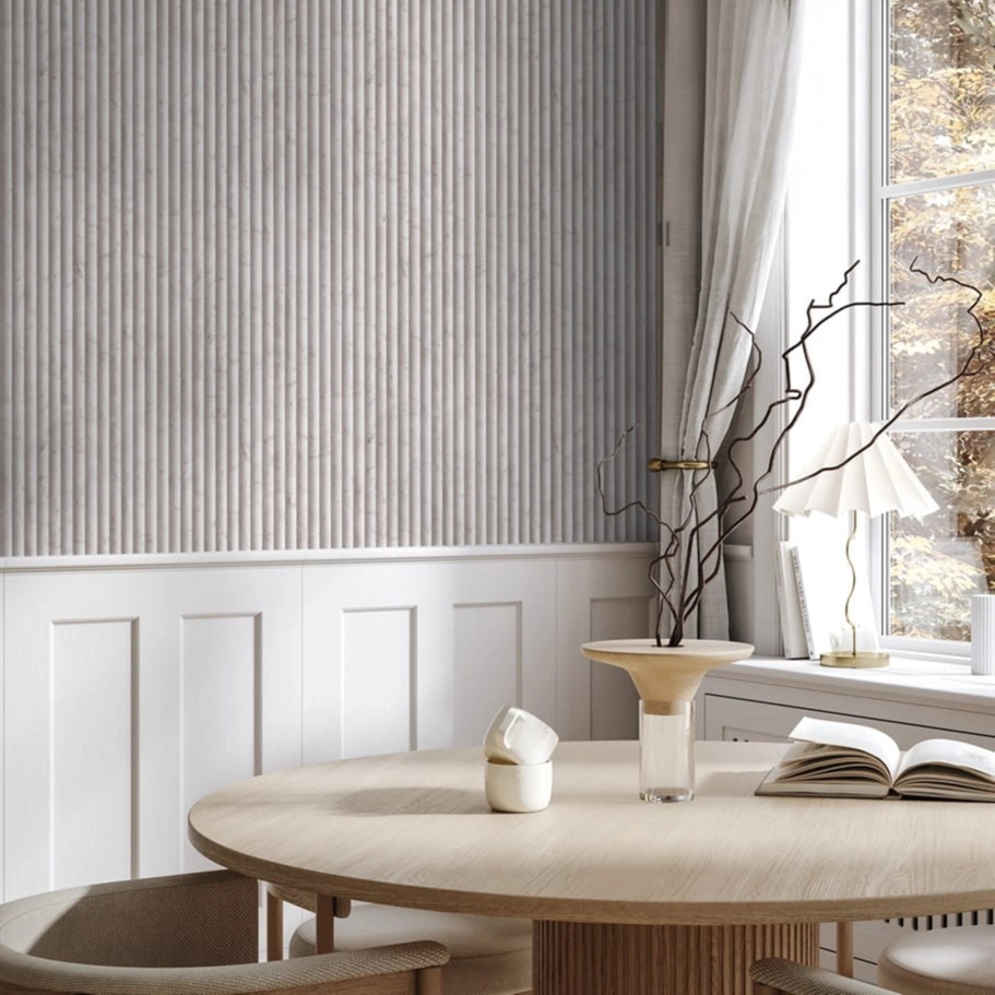 Kőhatású lambéria mintás lilás színű elegáns design tapéta