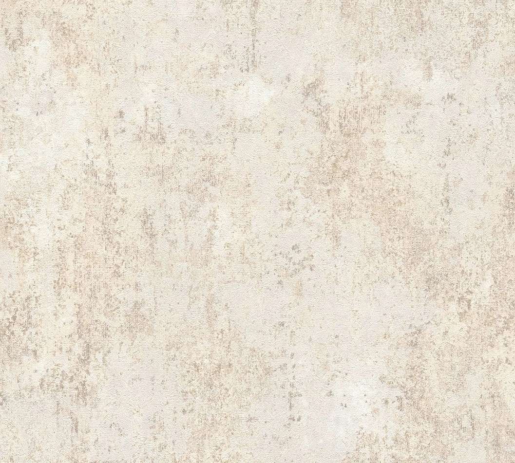 Koptatott beton mintás design tapéta beige szürke színben
