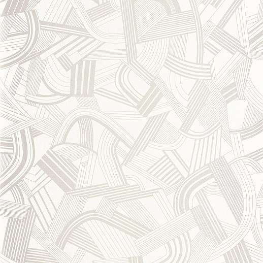 Koptatott fehér hangjegy hullám geometria mintás design tapéta 