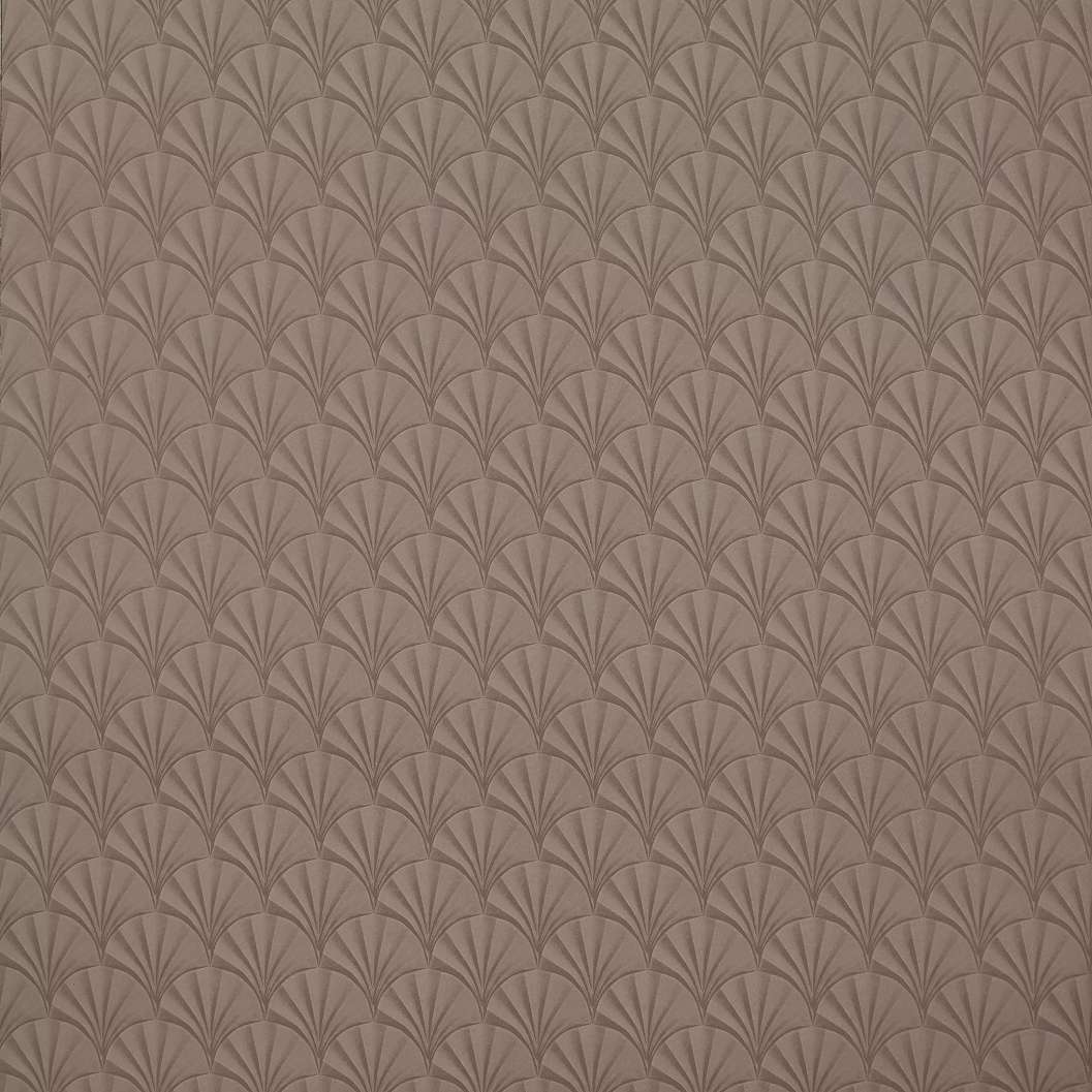 Korall 3D hatású legyező mintás angol design tapéta