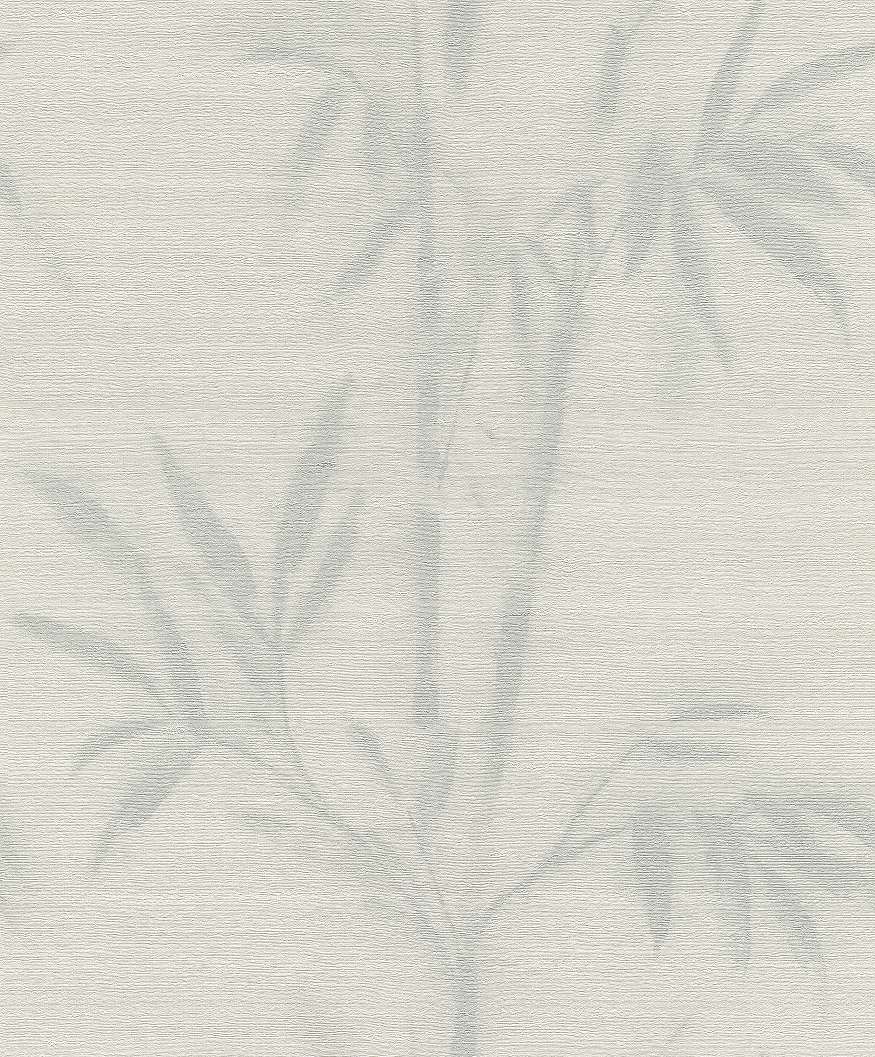 Krém alapon ezüst bambuszmintás tapéta