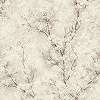 Krém-arany csillogó felületű vlies faág mintás tapéta