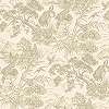 Krém arany dekor tapéta keleties madár botanikus mintával
