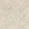 Krém hímzett hatású pálmalevél mintás vlies design tapéta