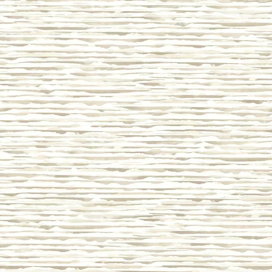 Krém színű modern csíkos mintás vlies tapéta