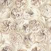 Krém színű virágmintás tapéta