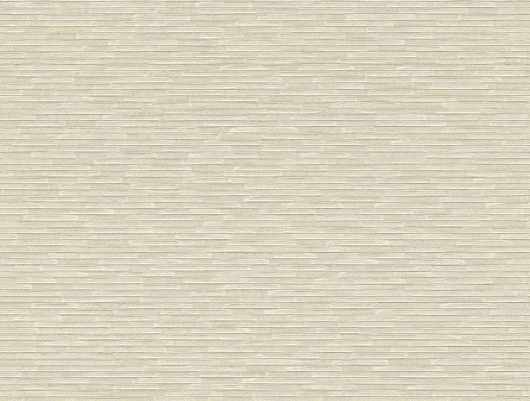 Krém színű vízszintes csíkos tapéta gyöngyházfénnyel 