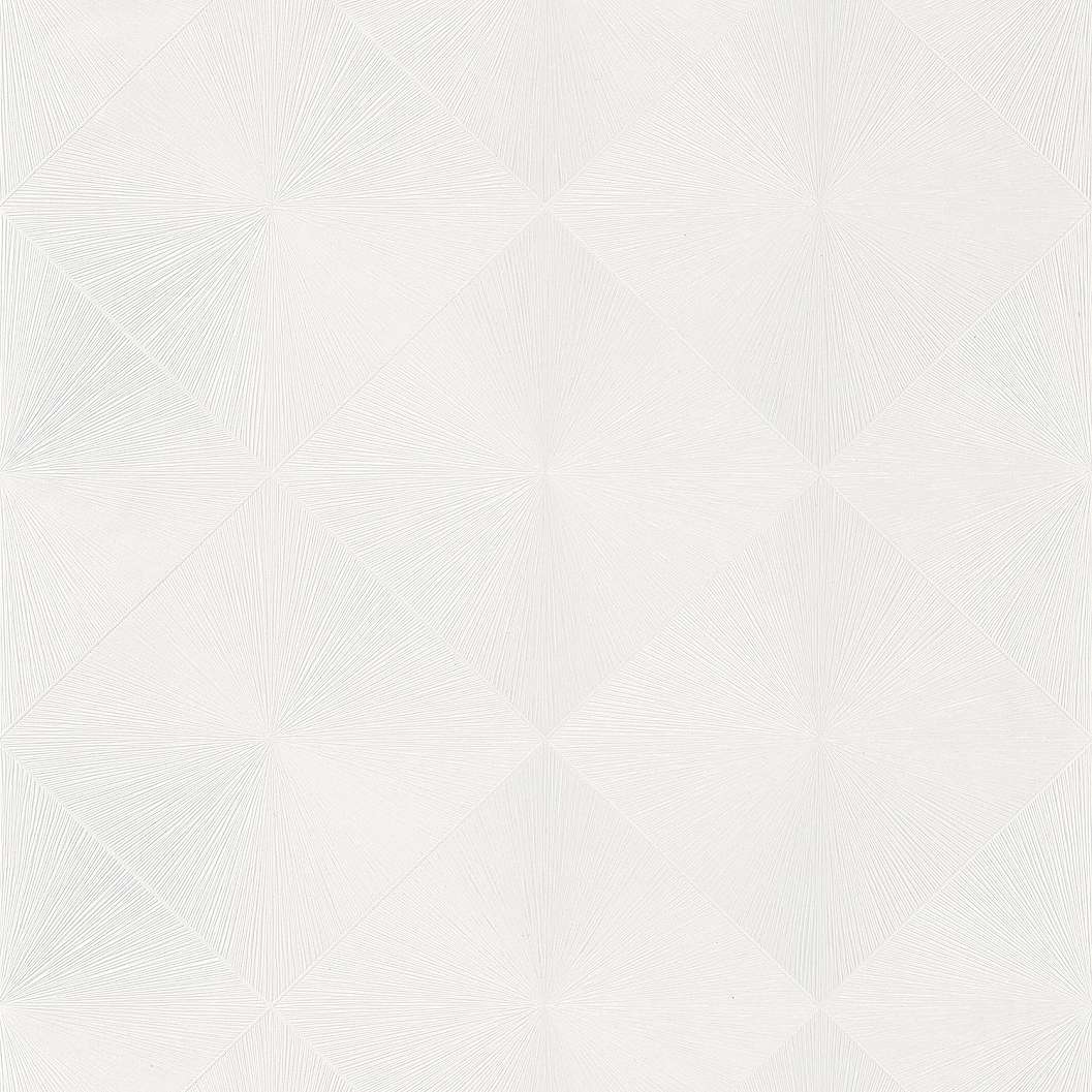 Krémfehér struktúrált geometrikus mintás vlies design tapéta