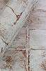 Krémfehér terrakotta kőfal mintás vlies design tapéta
