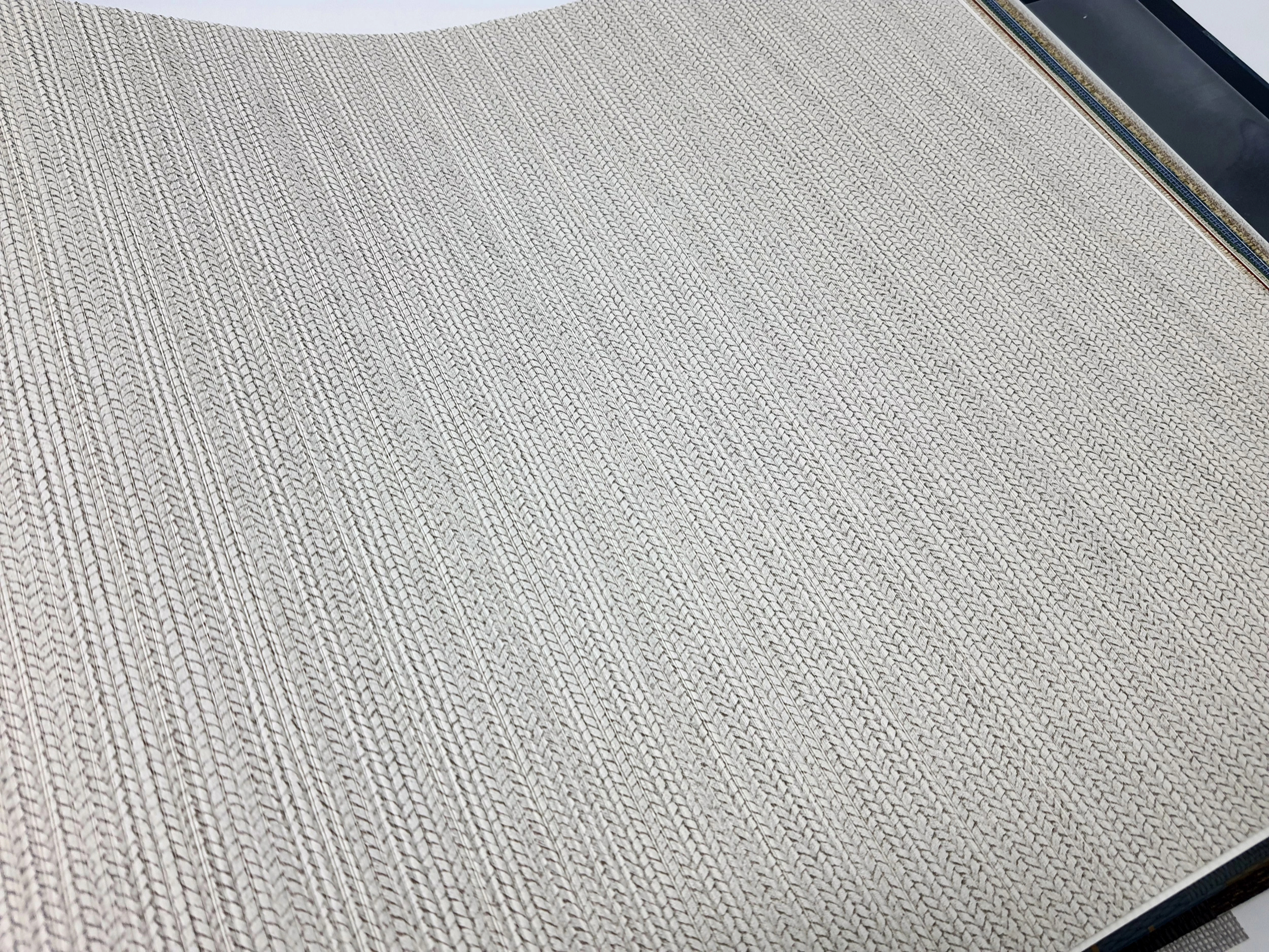 Krémfehér textil hatású vlies olsz design tapéta mosható