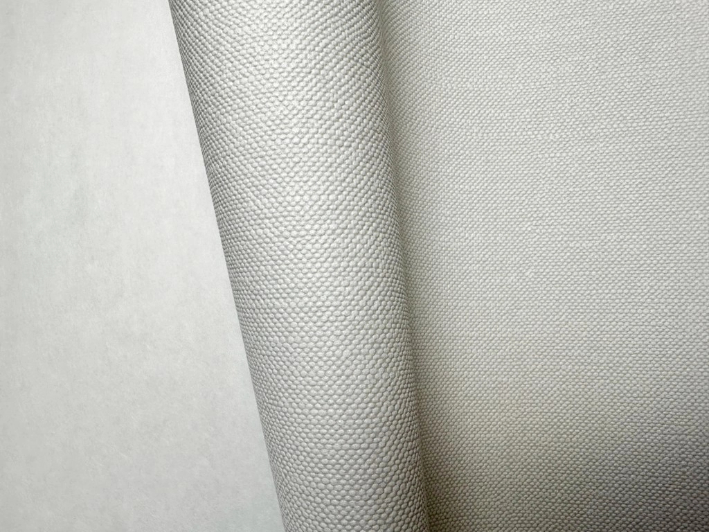 Krémfehér textil struktúrált design tapéta